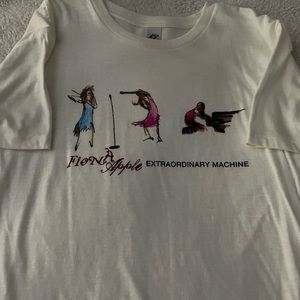 Fiona Apple - concert shirt- XL - white